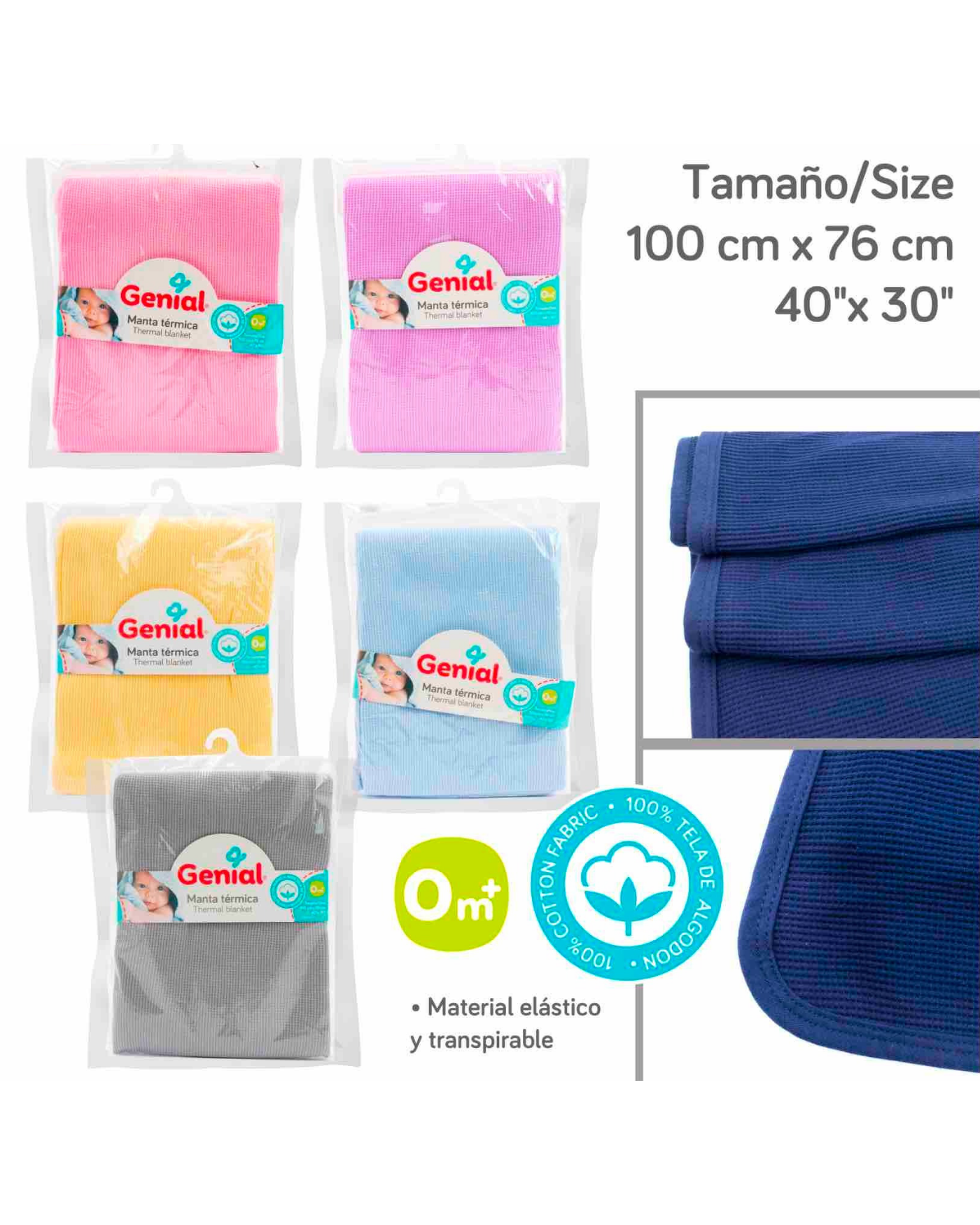 MANTA TERMICA PARA BEBE GN-BK-G1-S