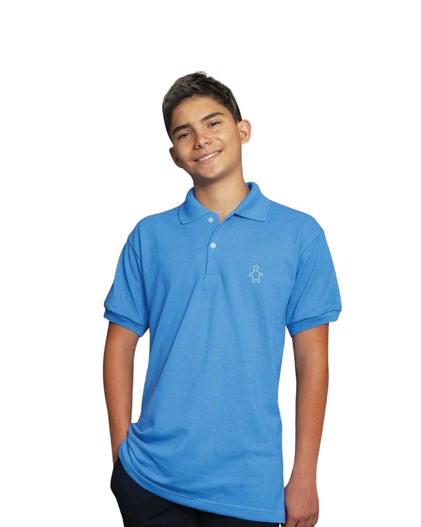 Chemise Escolar Cañamas Unisex Azul