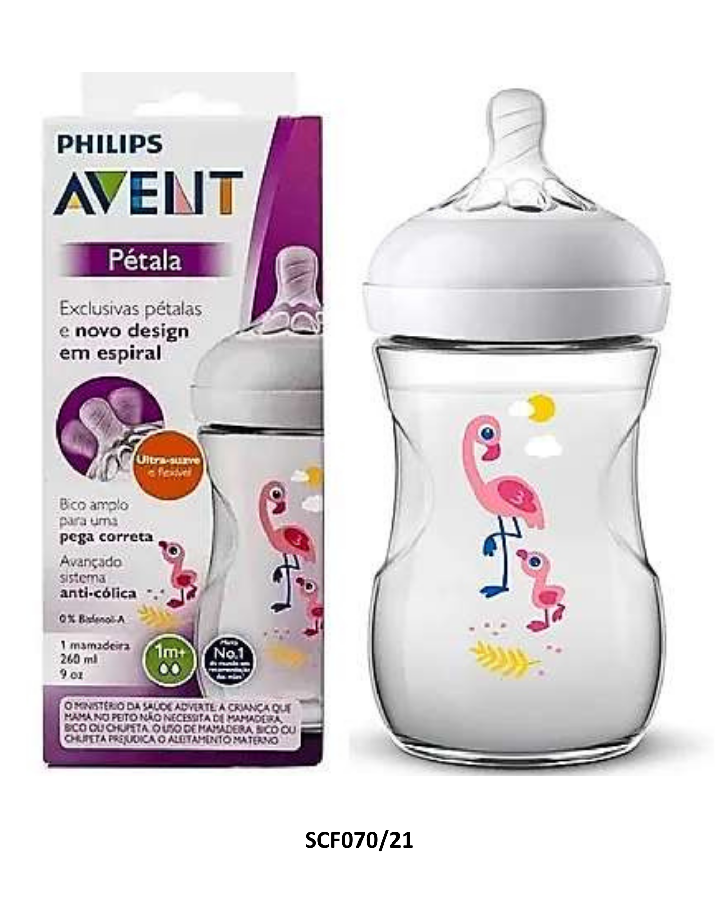 Tetero Decorado 9 oz Flamenco AVENT