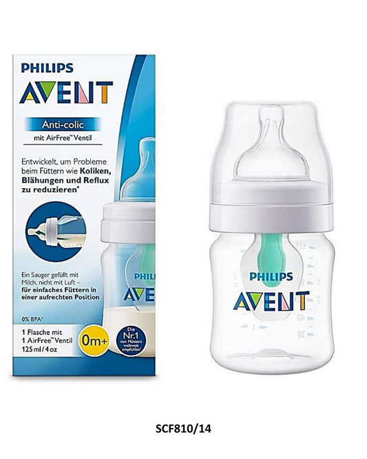 Tetero Anticolico con Valvula Anti-Reflujo 4oz  AVENT