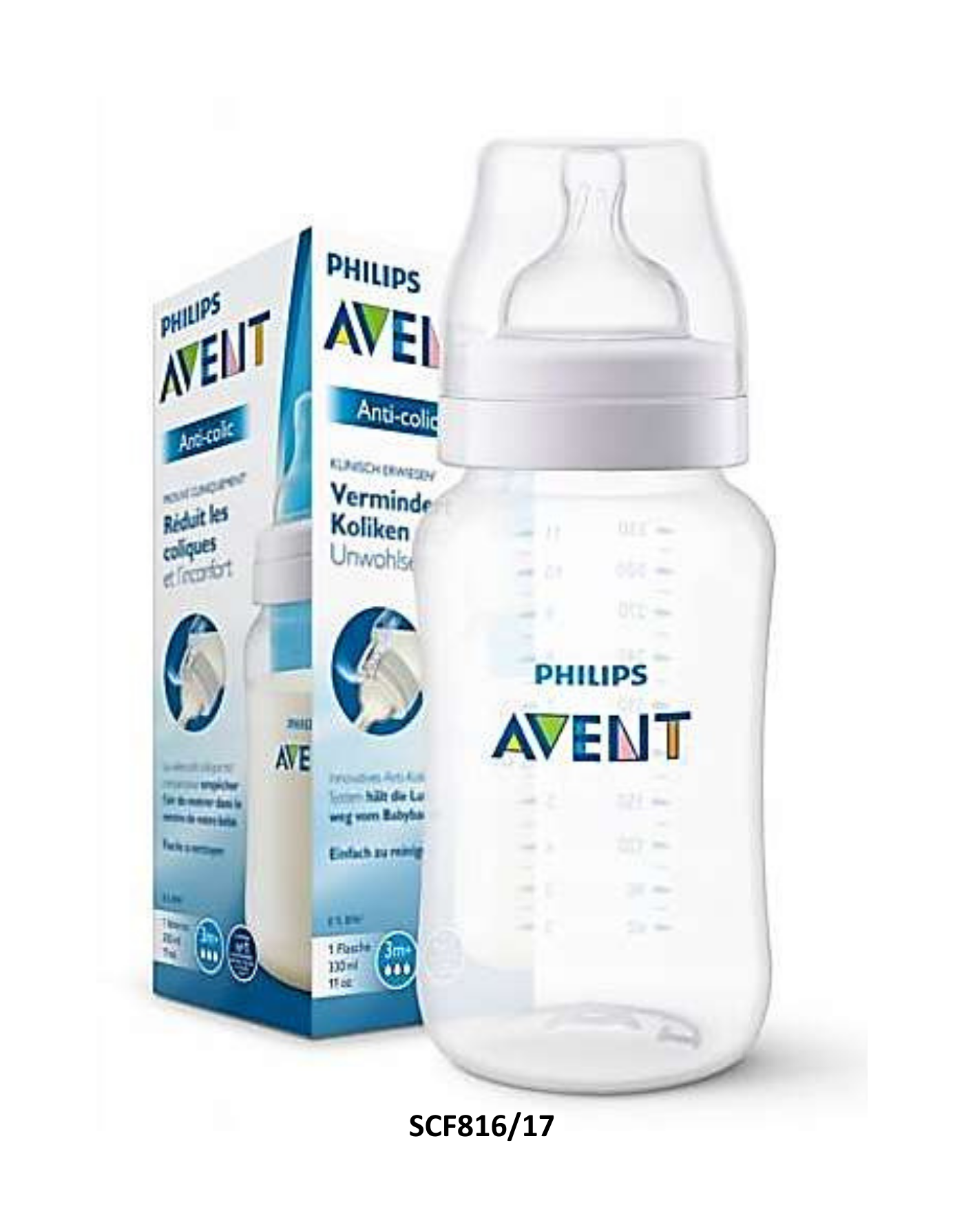 Tetero Anticólico 11oz AVENT