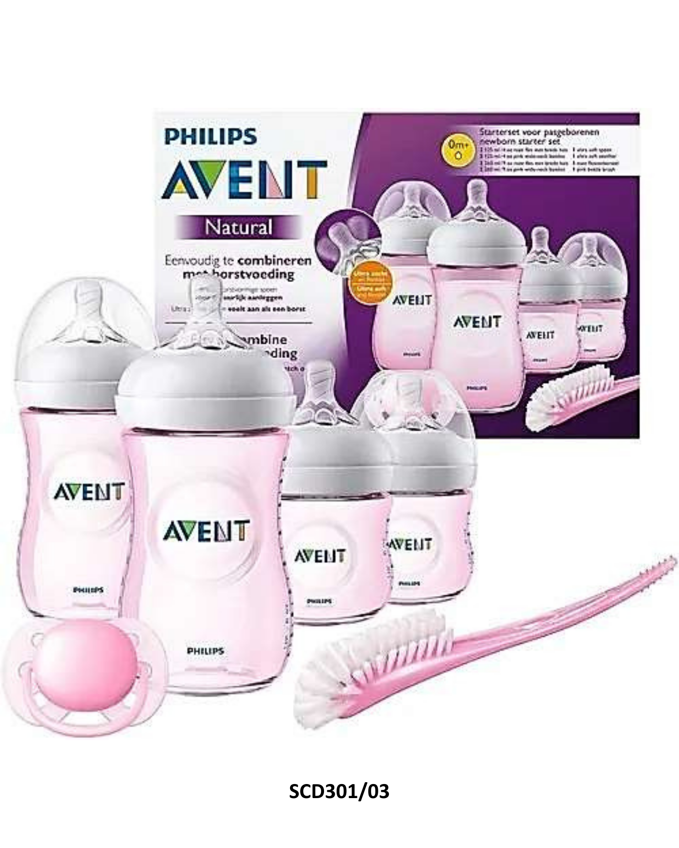 Set de Regalo 2.0 Natural Rosado AVENT