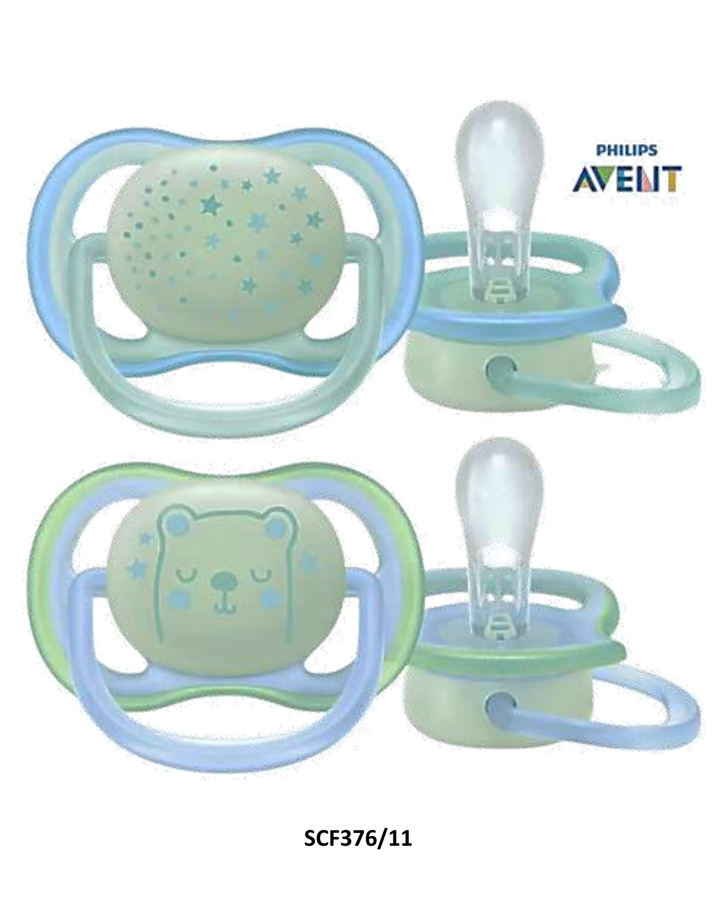 Chupones  Nocturno Ultra Air Varon 0-6 M AVENT