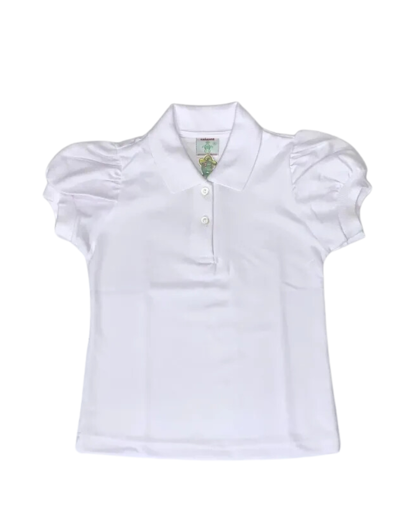 Chemise Escolar Cañamas Niña Blanca