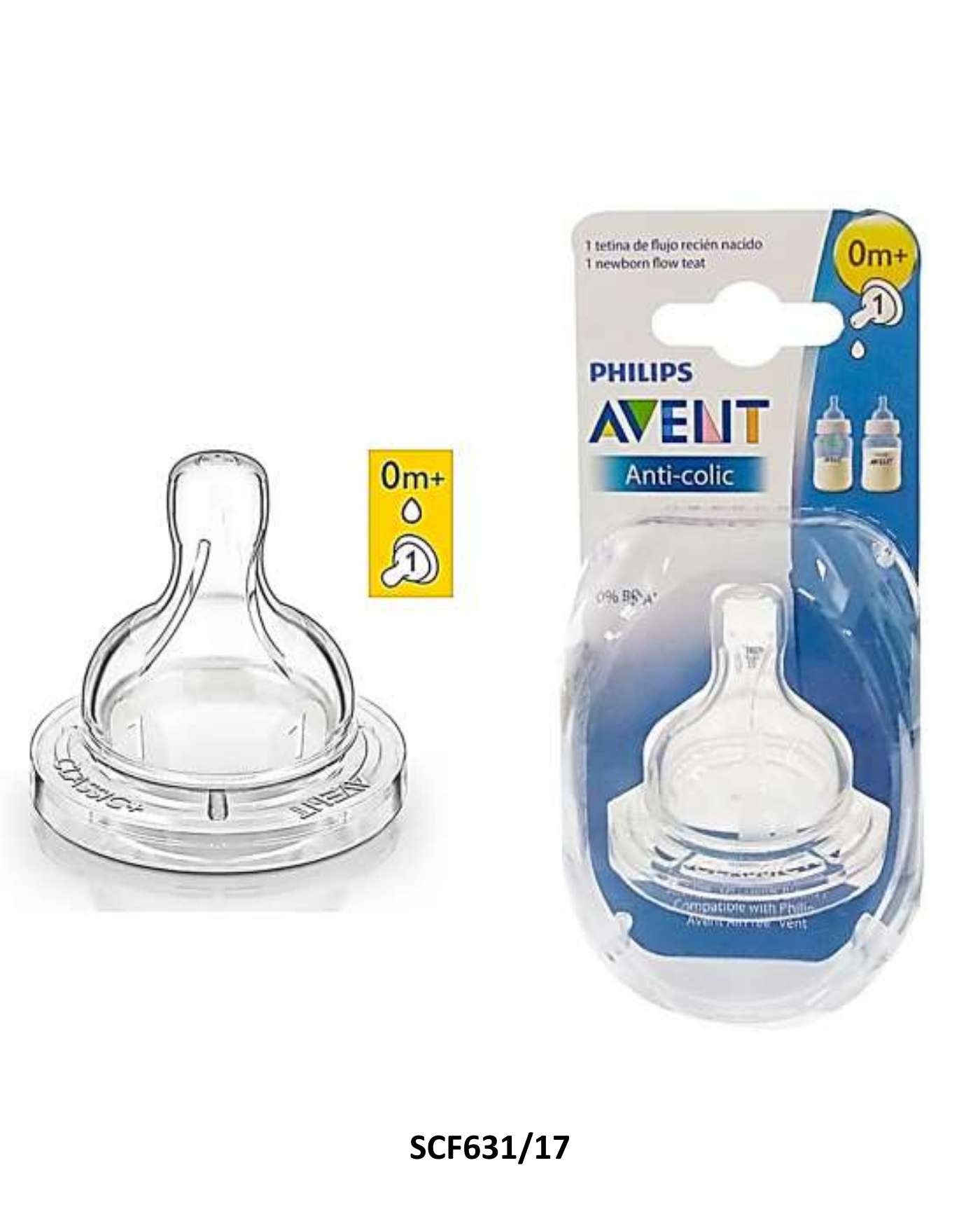 Tetina Classic Para Recién Nacidos 0m+ AVENT