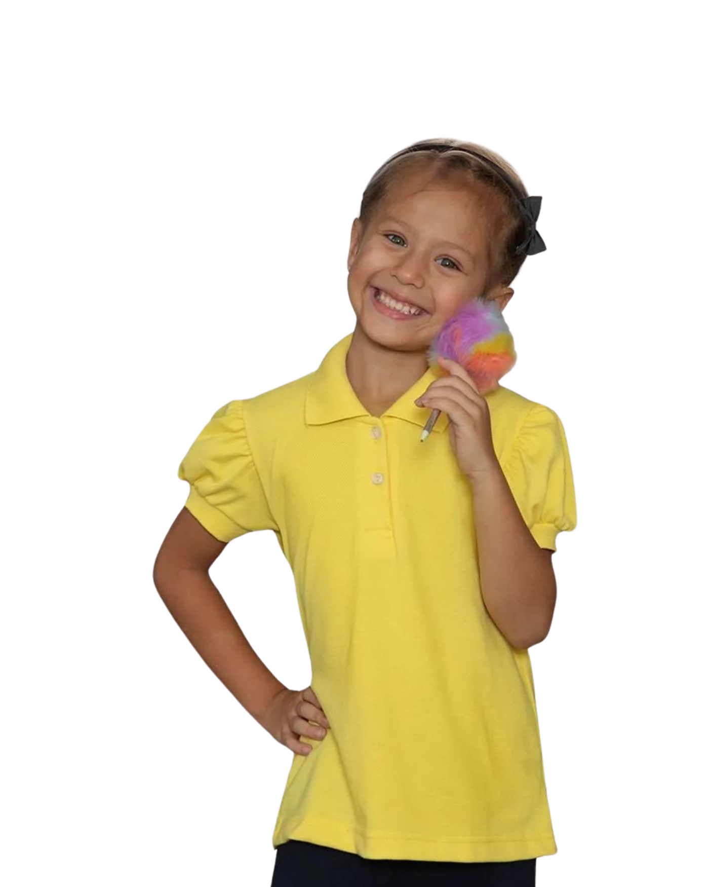 Chemise Escolar Cañamas Niña Amarillo