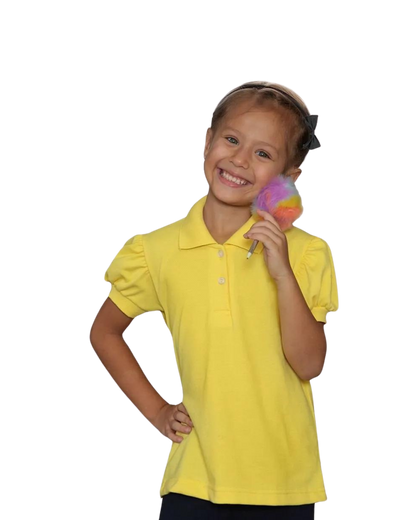 Chemise Escolar Cañamas Niña Amarillo