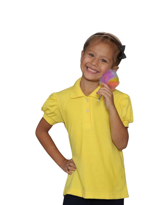 Chemise Escolar Cañamas Niña Amarillo