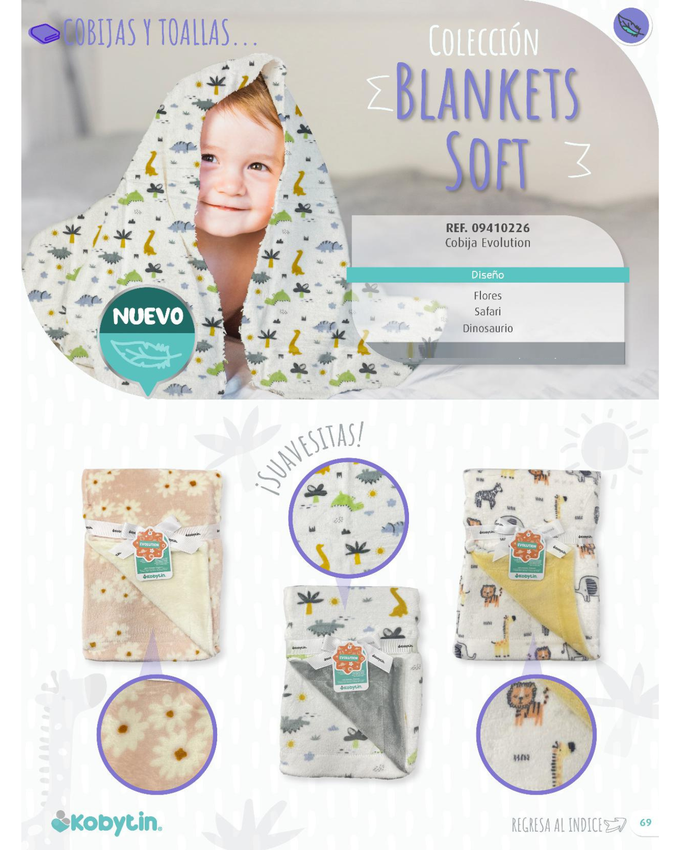 Blanket  Soft Colección Kobytin